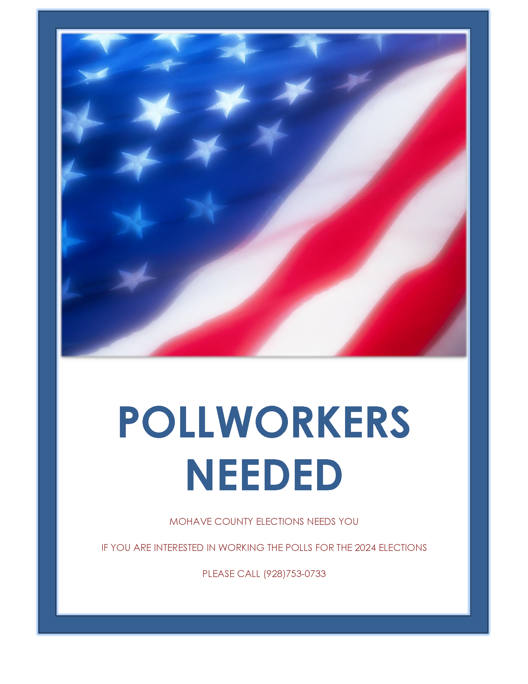 POLLWORKERS NEEDED